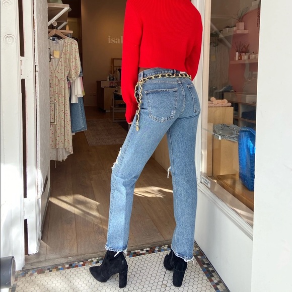 AGOLDE Lana Vintage Straight Leg Jean - Picture 12 of 12